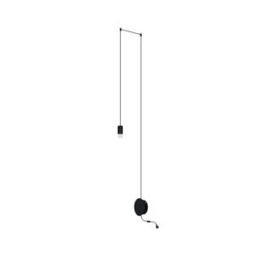 Lampa ścienna FLUSSO WALL czarna - obrazek 1