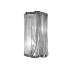 Kinkiet ATLANTA WALL 2 - aluminium, stal - obrazek 1