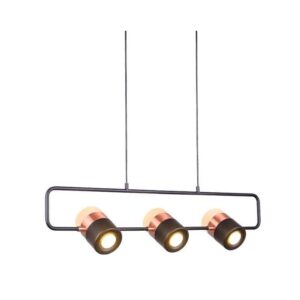 Lampa wisząca BLINK 3 czarna - LED, metal - obrazek 1